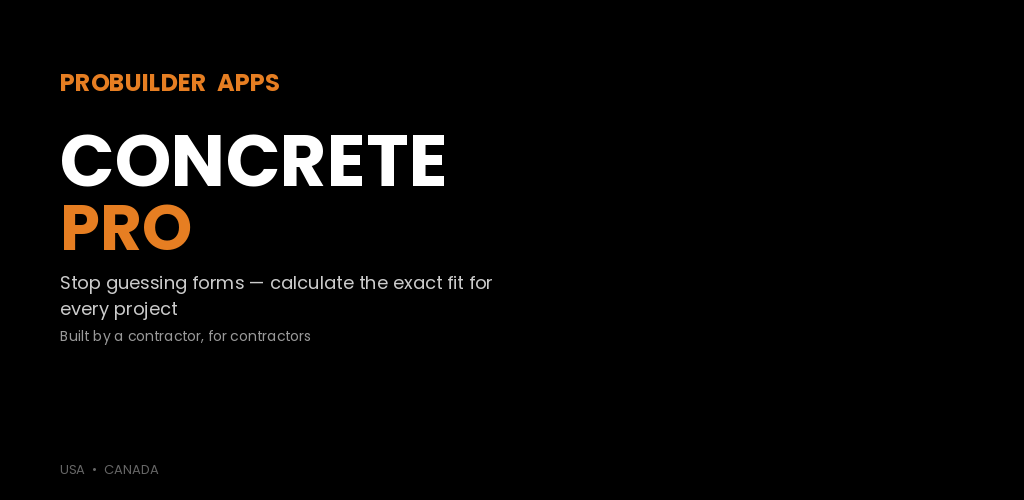 ConcretePro Estimator